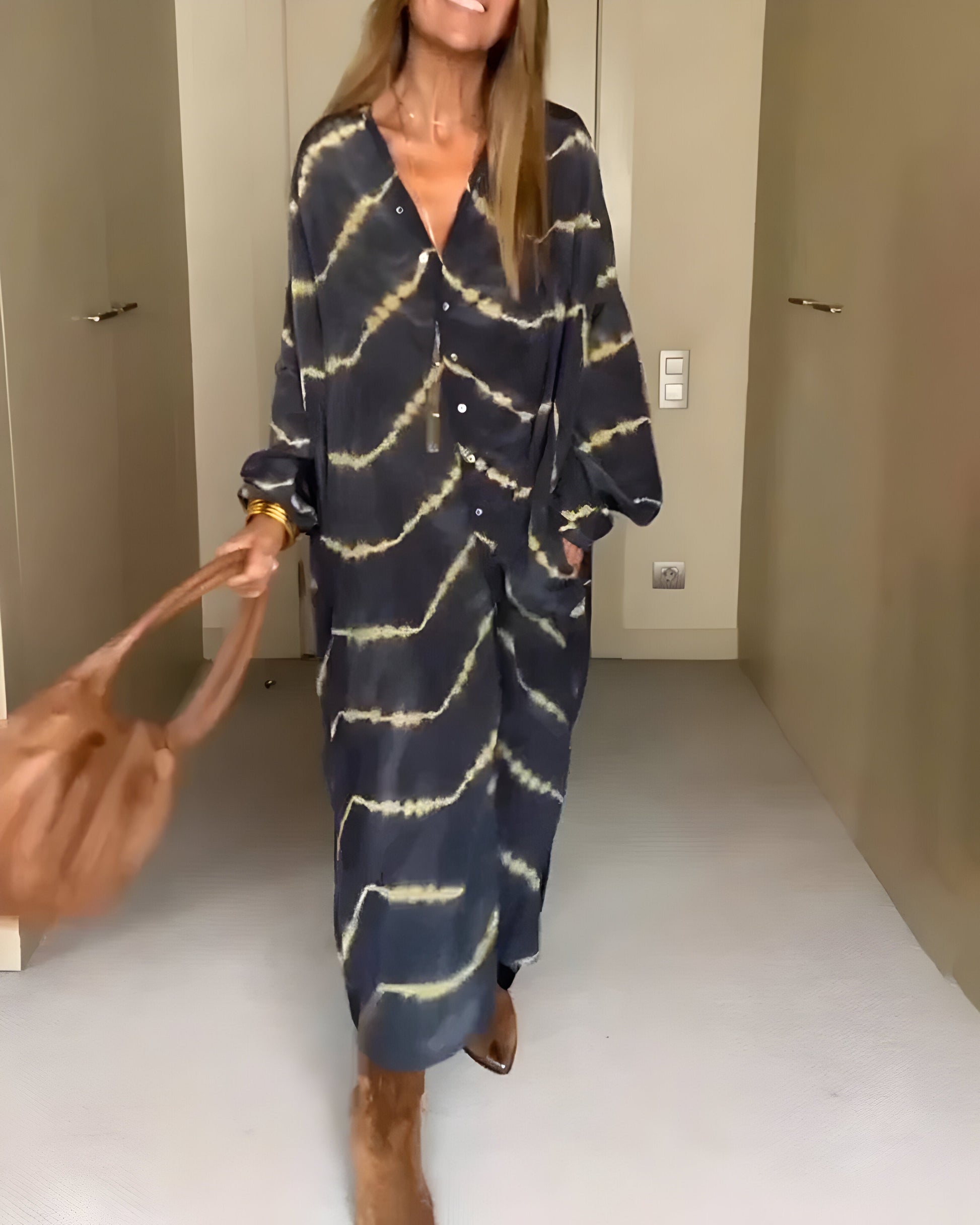 Julia | Vestido Maxi a Rayas
