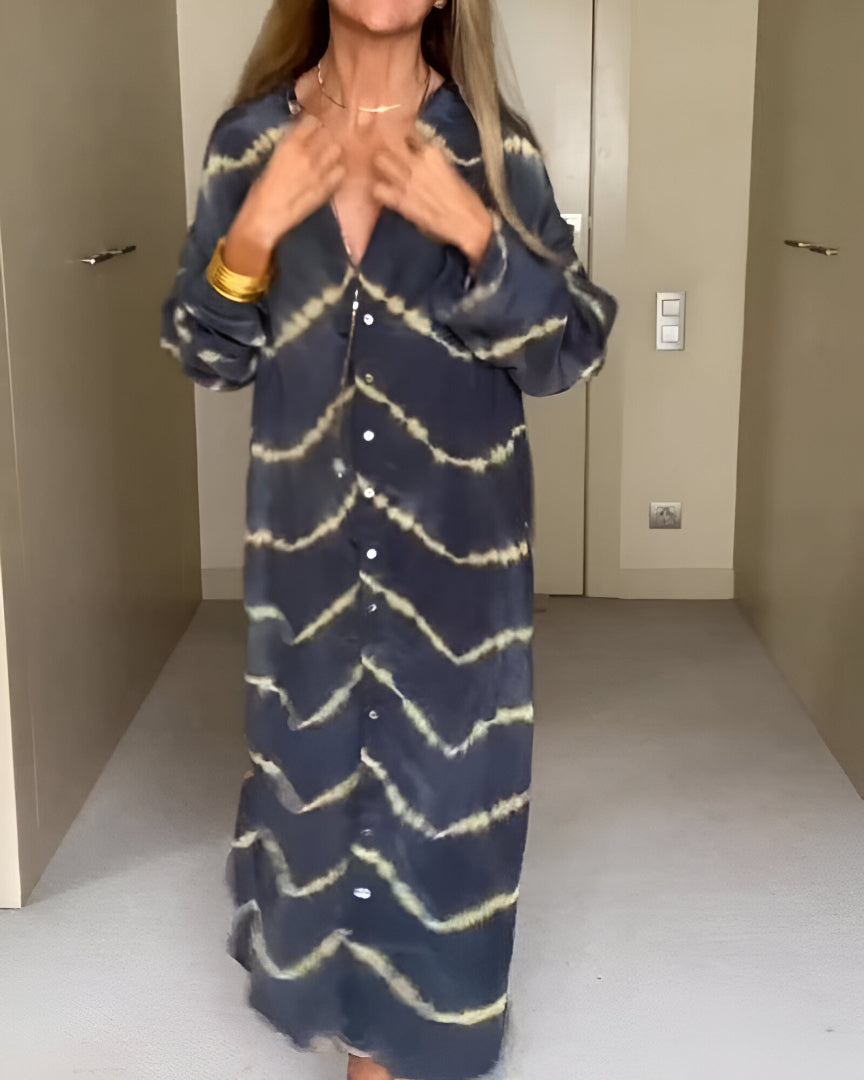 Julia | Vestido Maxi a Rayas