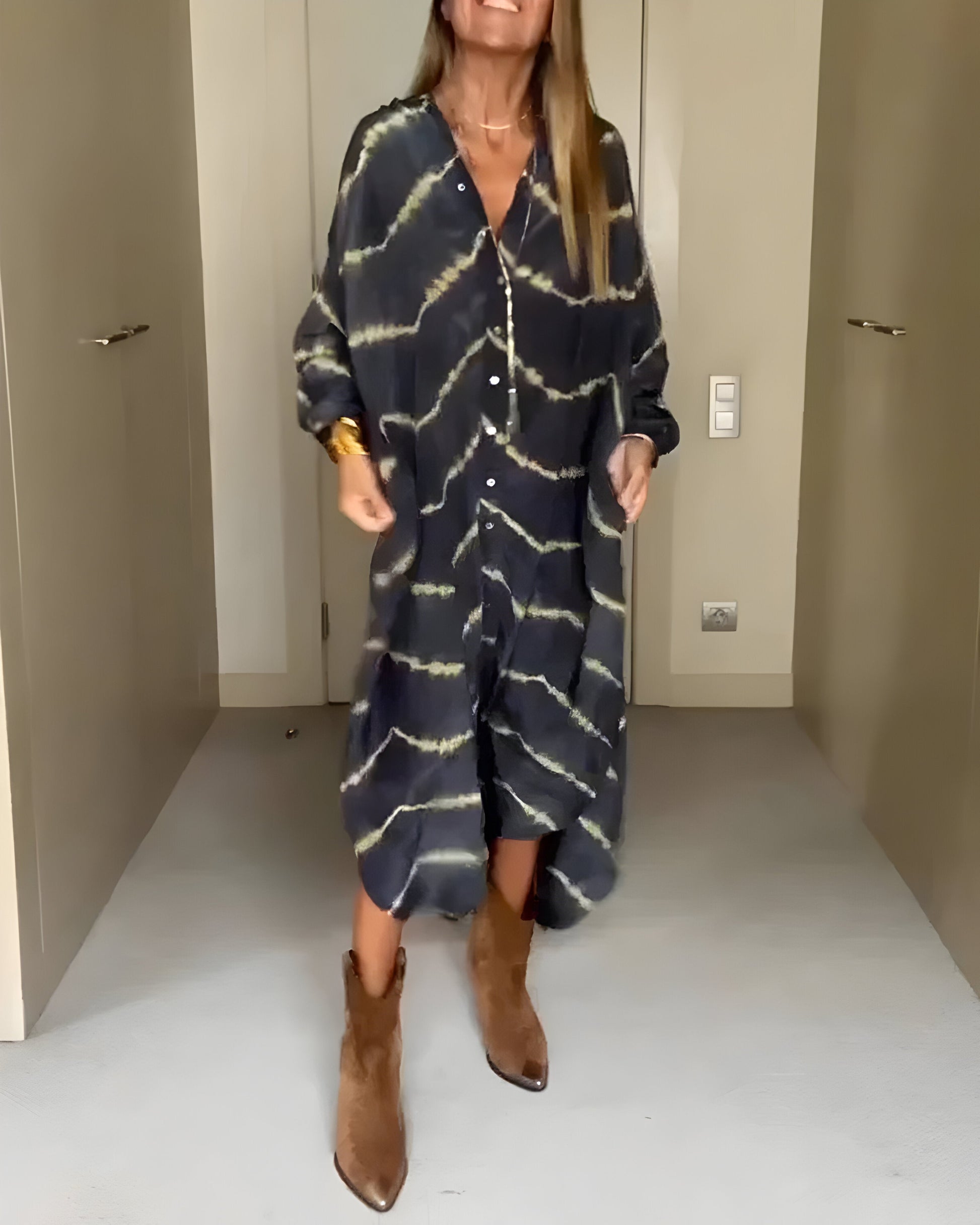 Julia | Vestido Maxi a Rayas