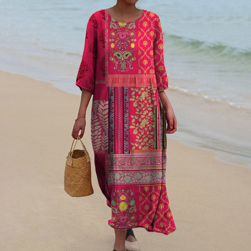 Marlene | Vestido boho maxy suelto