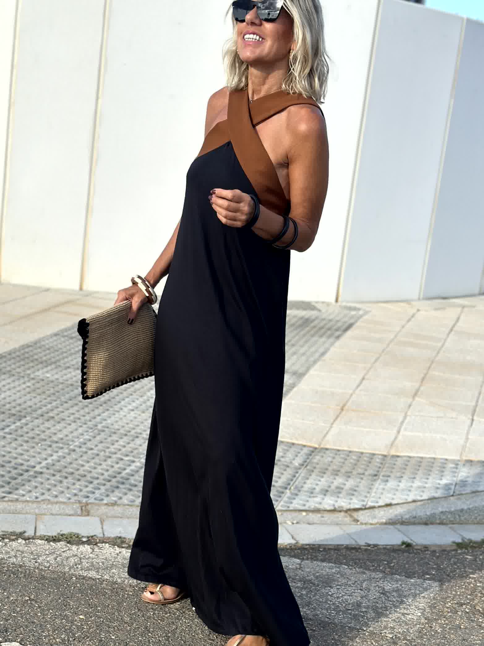 Sienna - Vestido con Escote Cruzado