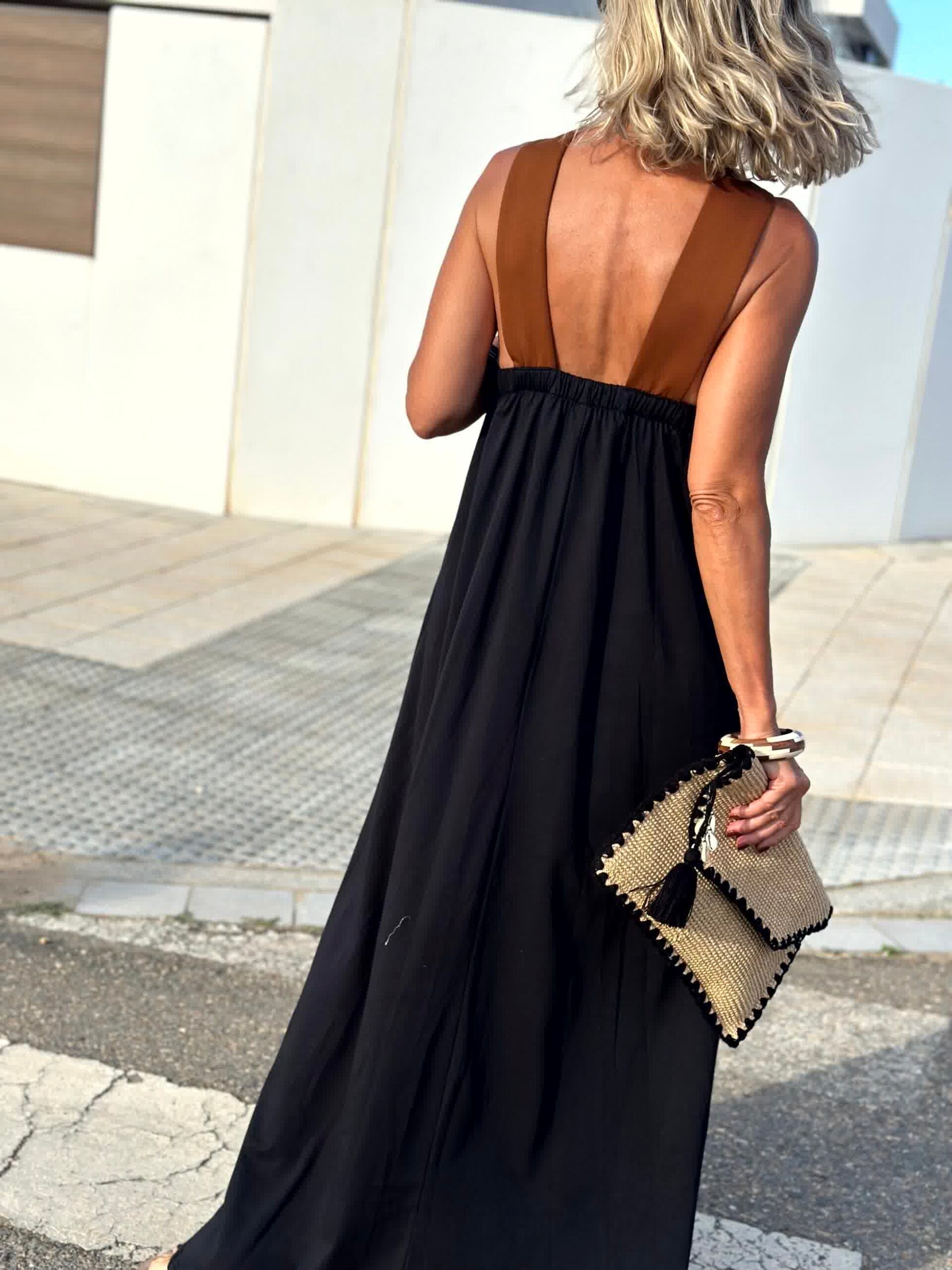 Sienna - Vestido con Escote Cruzado