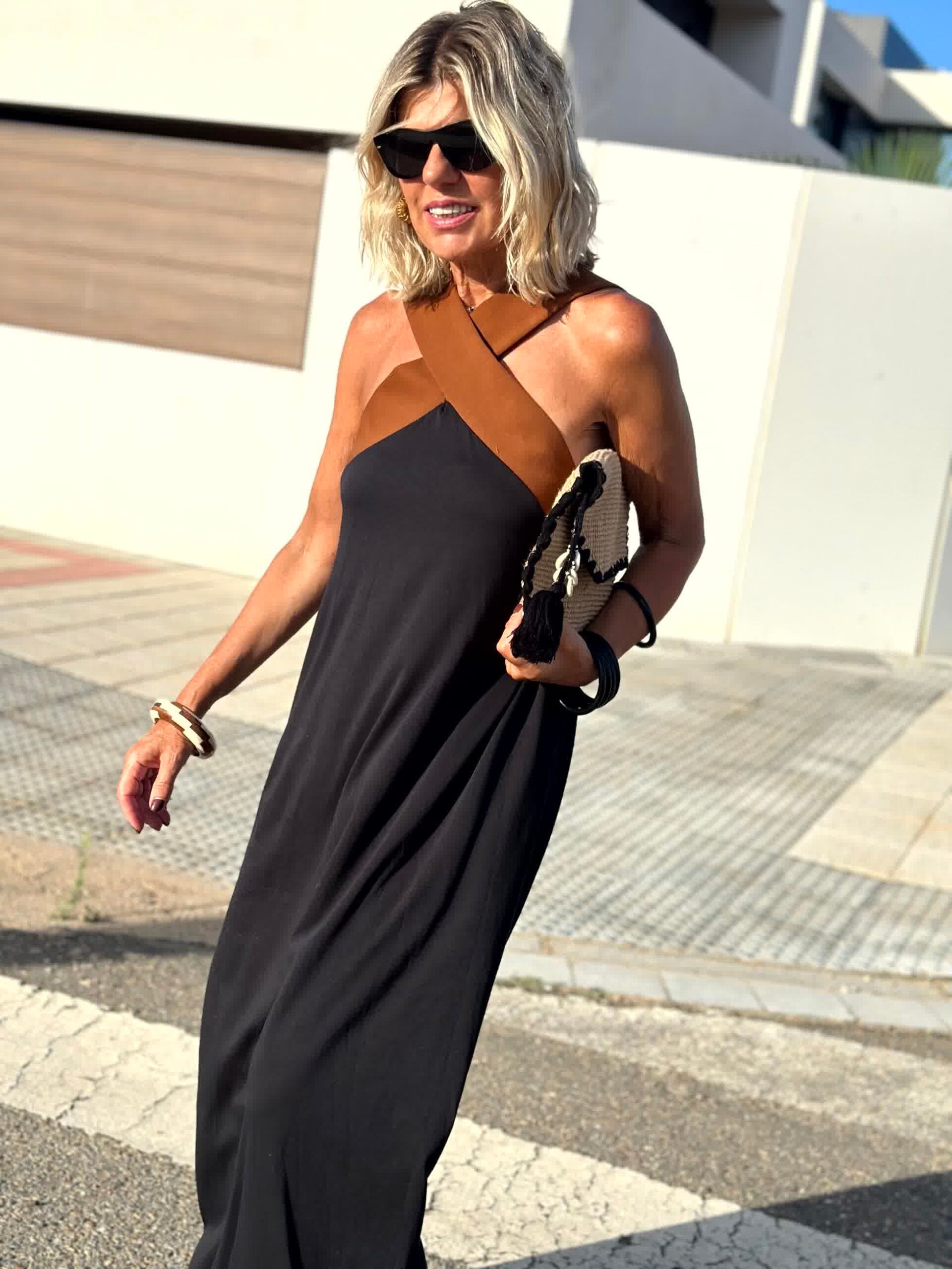 Sienna - Vestido con Escote Cruzado