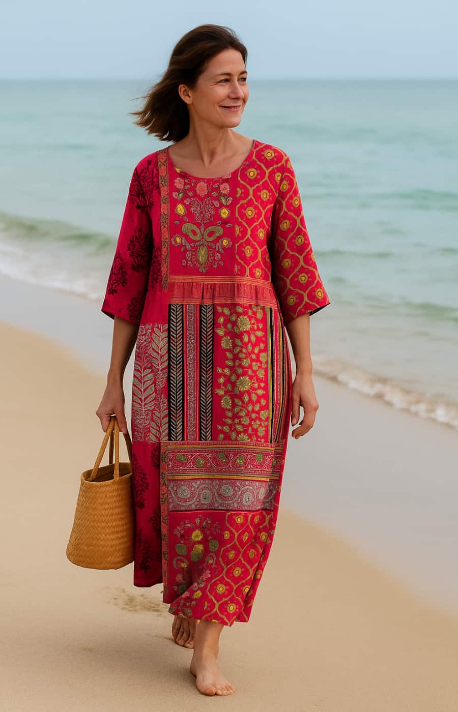 Marlene | Vestido boho maxy suelto