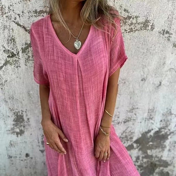 Naia™ | Vestido con cuello en V