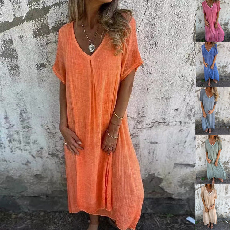 Naia™ | Vestido con cuello en V