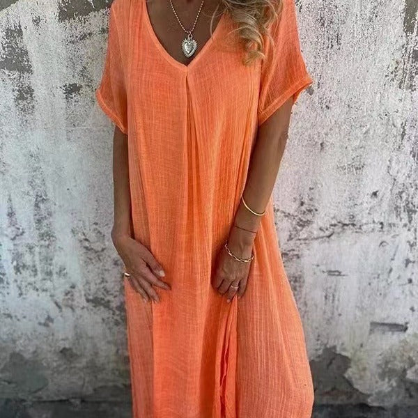 Naia™ | Vestido con cuello en V
