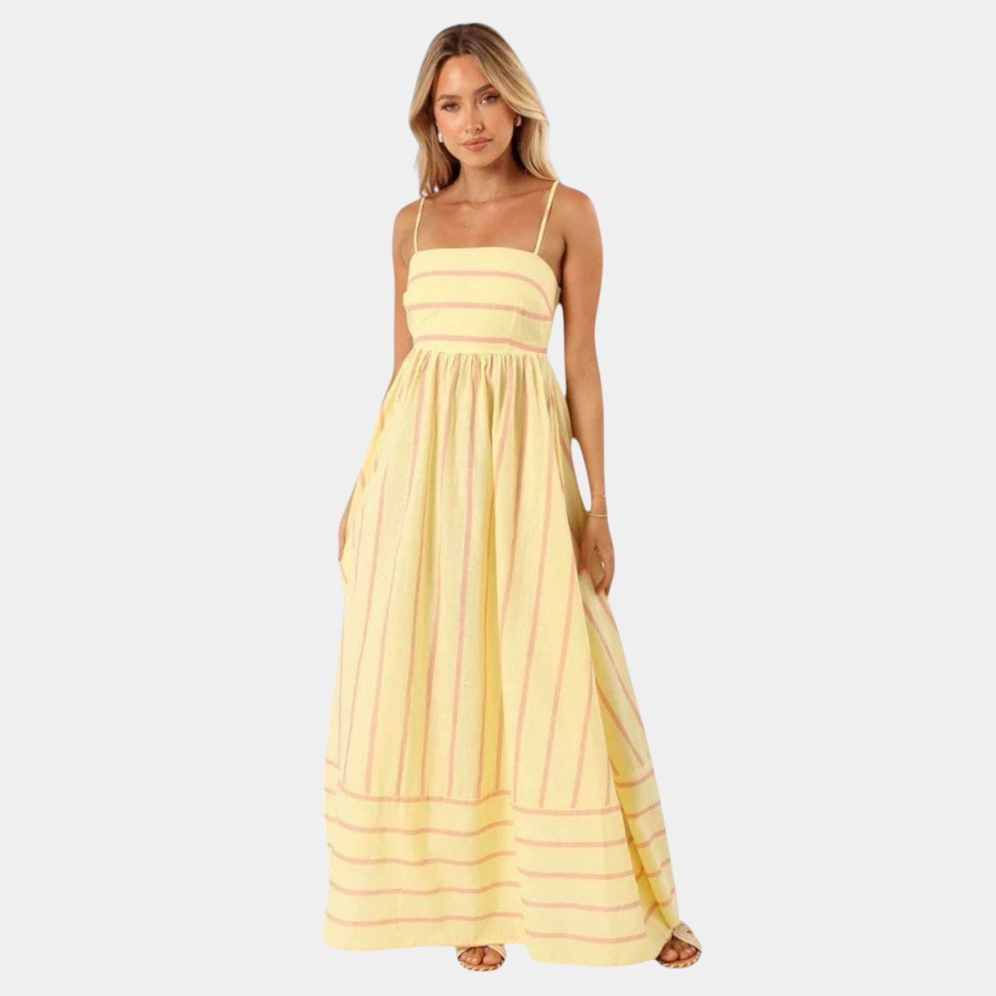 Rosa - Vestido Casual a Rayas